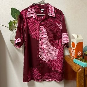 COPY - Manuhealii Maroon Button Up Shirt